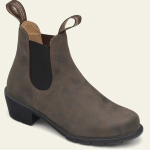 Blundstone 1677 Rustic Brown Heeled Boots